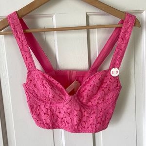 Victoria’s Secret bustier crop top/bralette